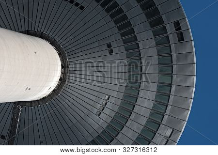 Tower Of Europe Or Europaturm In Frankfurt Germany
