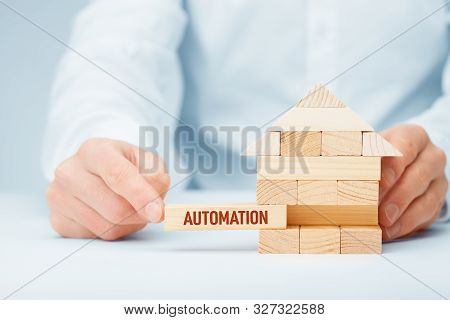 Implementation Of Home Automation To Your House. Smart Home, Intelligent House, Home Automation And 