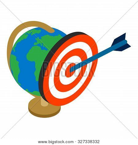 Geo Targeting Icon. Isometric Illustration Of Geo Targeting Vector Icon For Web