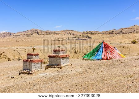 The Temple Complex In The Kingdom Of Guge. Ngari County.
