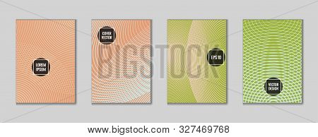 Cool Geometric Design Title Page Vector. Cool Mosaic Journal Header Page Set. First Page Minimal Gra