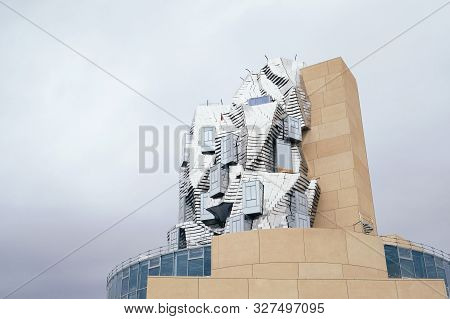 Luma Arles Tower Designed By Architect Frank Gehry. Arles, France, September 2019.