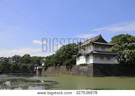 Tatsumi Turret Of Edo Castle In Tokyo, Japan