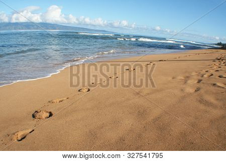 Maui Kaanapali Beach During October High Quality