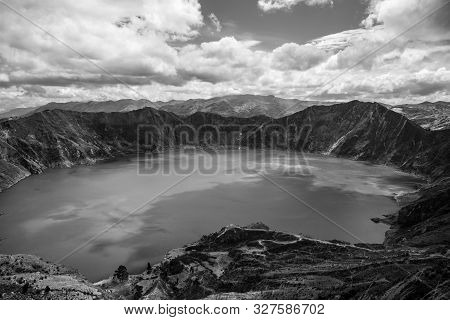 The Quilotoa Volcano In Ecuador