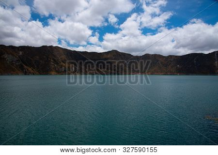 The Quilotoa Volcano In Ecuador