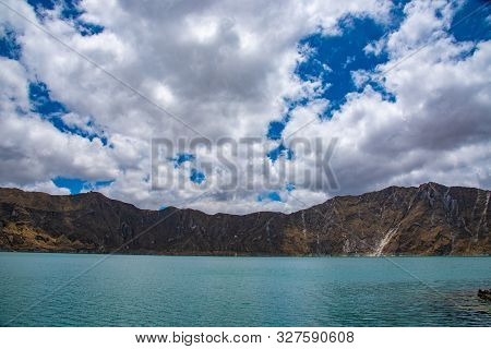 The Quilotoa Volcano In Ecuador