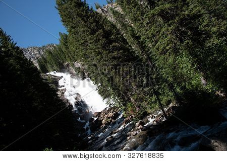 Waterfall By Jenny Lake