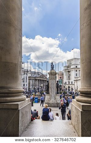 London . May 21 2019. The London Troops War Memorial At Bank Juction In London