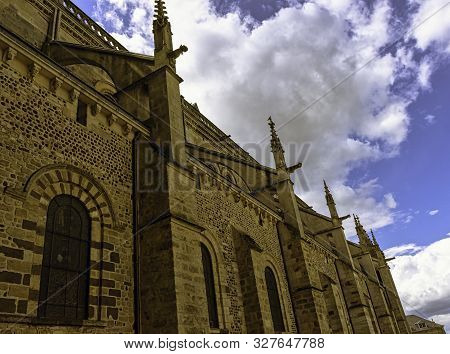 Le Mans, Maine, France - May 28: Cathedral Of Saint Julian (cathedrale St-julien Du Mans) On 28 May 