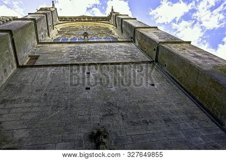 Le Mans, Maine, France - May 28: Cathedral Of Saint Julian (cathedrale St-julien Du Mans) On 28 May 
