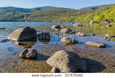 Lake of Sanabria, near Puebla de Sanabria, Castilla y Leon, Spain
