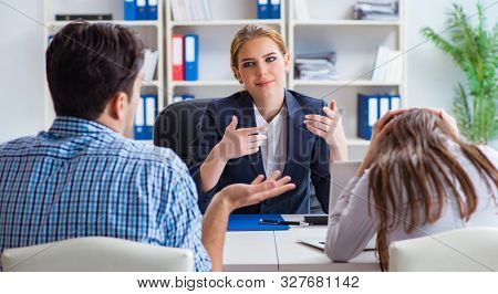 The young family dissappointed at high interest mortgage rate in