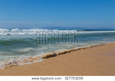 Scenic and beautiful seascape near Comporta in Portugal