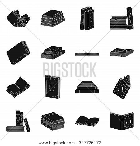 Vector Illustration Of Illustration And Information Icon. Set Of Illustration And Bookstore Vector I