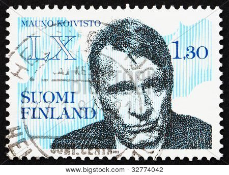 Briefmarke Finnland 1983 Mauno Henrik Koivisto, PrÃ¤sident von f