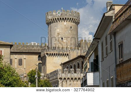 Historic Buildings Of Fiano Romano, Rome, Lazio, Italy: Tower