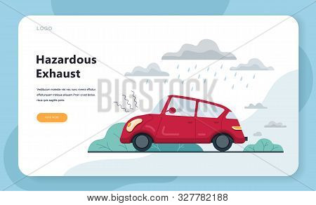 Hazardous Exhaust Vector Photo Free Trial Bigstock