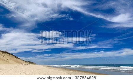 Cape Cod National Seashore Beach Panorama At Wellfleet