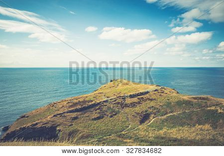 Tintagel Castle,ruins,sw Coastal Path,tintagel Parish Church,views From The Camelot Hotel,tintagel,c