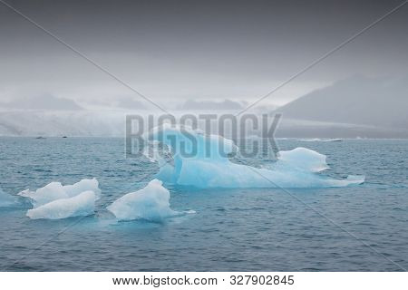 Stormy weather at Jokullsarlon, Iceland, Europe