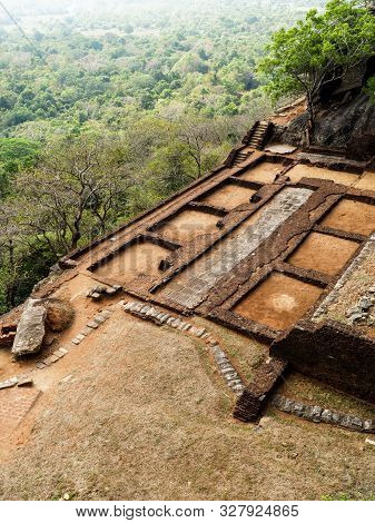 Sigiriya Rock Is An Ancient Fortress In Sri Lanka. Sigiriya Is A Unesco World Heritage Site. This Is