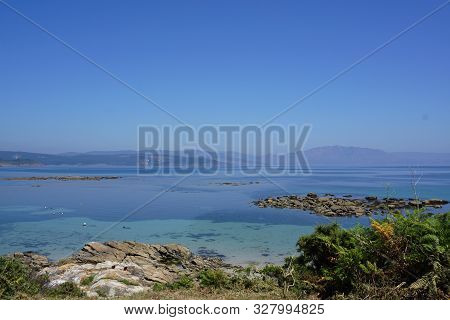 Image Of Finisterre Langosteira Beach In Galicia Spain