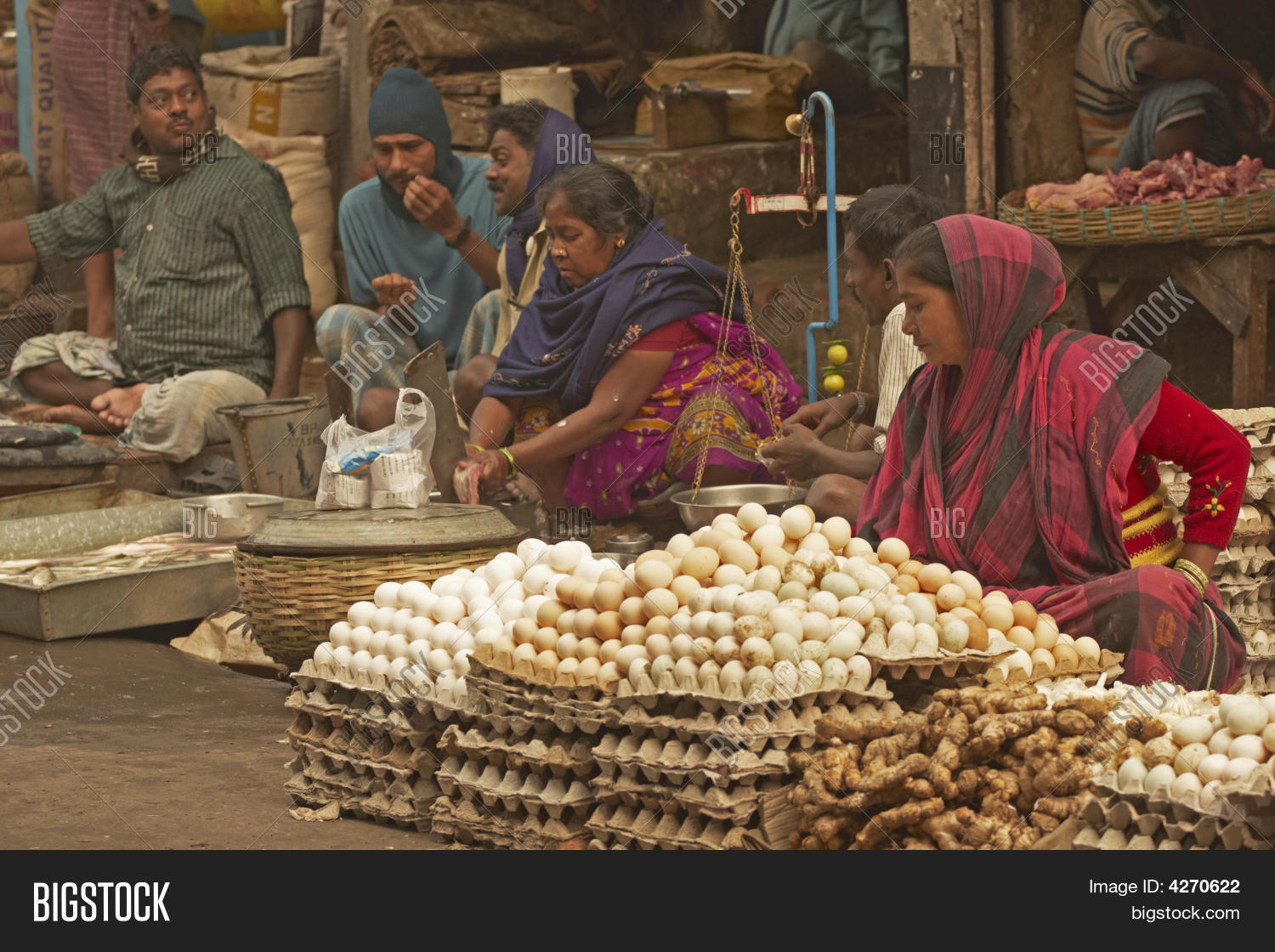 Egg Seller Image & Photo (Free Trial) Bigstock