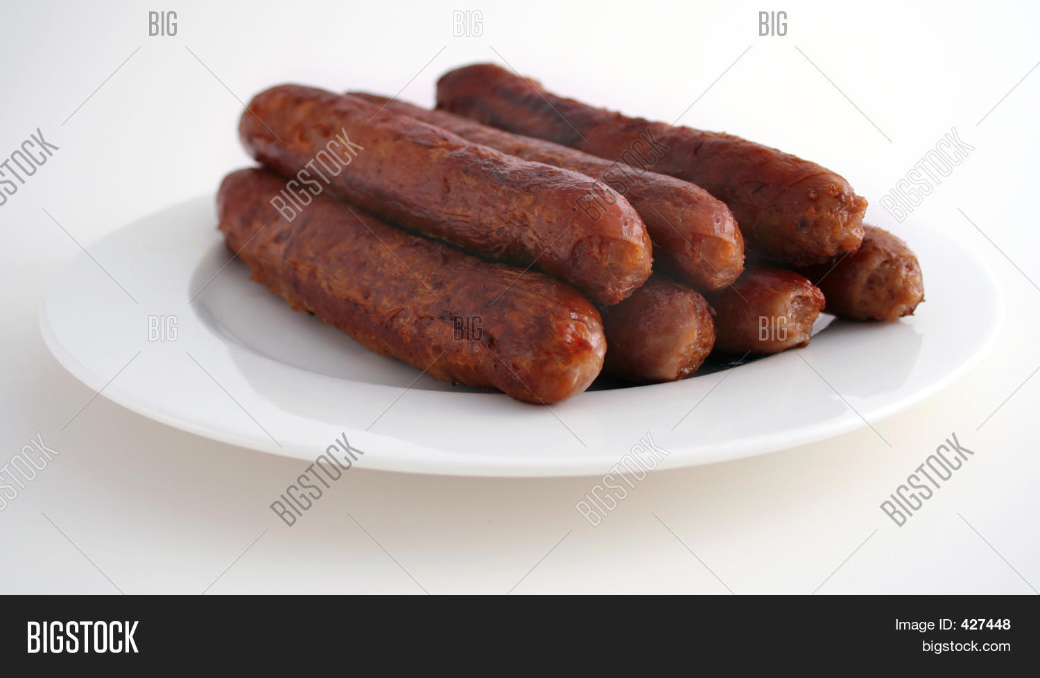 Plate Sausages Image & Photo (Free Trial) Bigstock