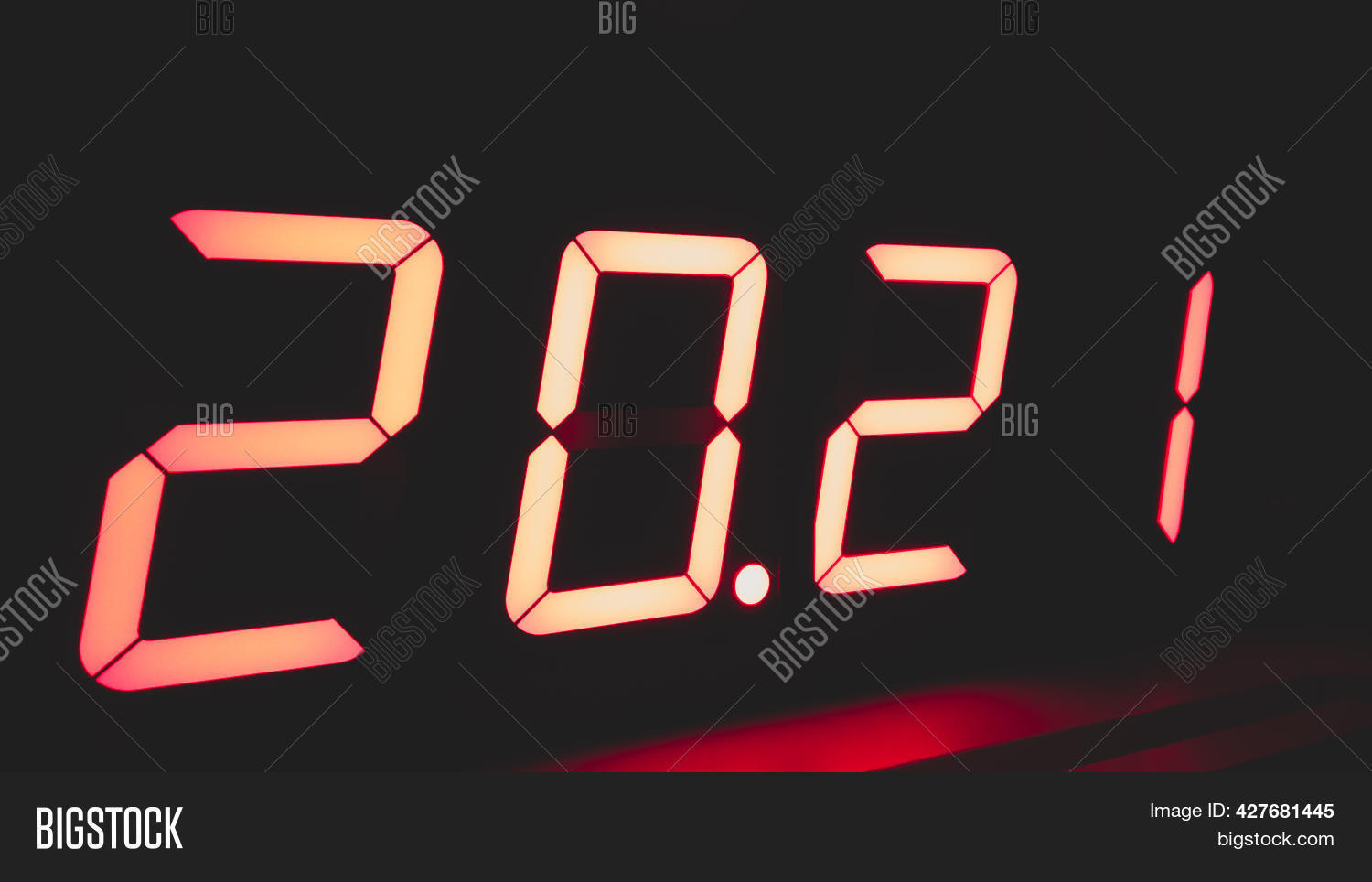 Digital Clock Red Led Image & Photo (Free Trial) Bigstock