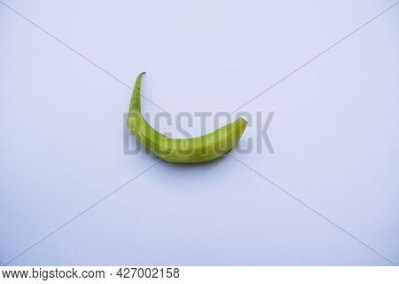 Radish Pods Heap Isolated On White Background. Fresh Organic Indian And Pakistani Vegetable Selectiv