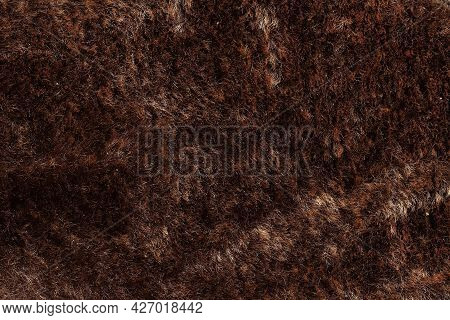 Fur Texture. The Inner Part Of The Winter Jacket Is Made Of Fur.
