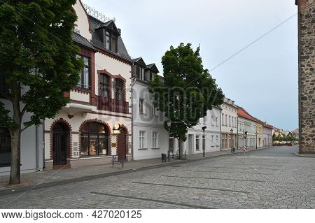 Luckenwalde, July 13: Architecture Of Old Town On July 13, 2021 At Luckenwalde, Germany. Luckenwalde