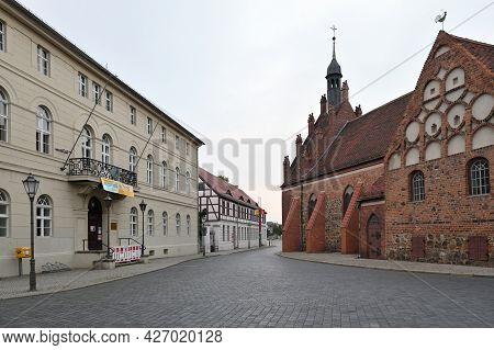Luckenwalde, July 13: Old Town And St. John's Church On July 13, 2021 At Luckenwalde, Germany. Lucke