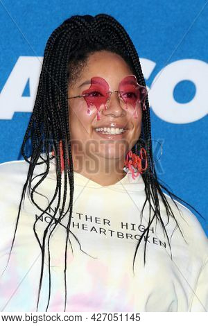 LOS ANGELES - JUL 15:  Ashley Ray-Harris at the Ted Lasso Season 2 Premiere Screening at the Pacific Design Center Rooftop on July 15, 2021 in Los Angeles, CA