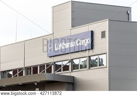 Pyrzowice, Poland -18.07.2021 - Base Cargo Lufthans At The Airport In Pyrzowice