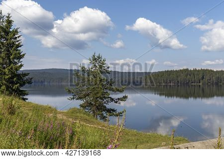 Landscape Of Golyam Beglik Reservoir, Bulgaria