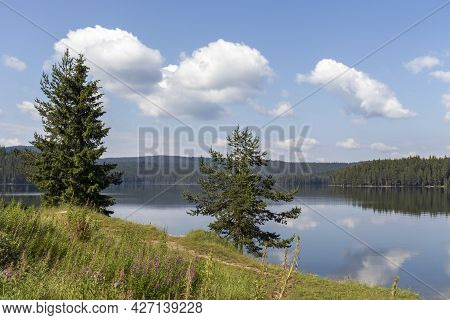 Landscape Of Golyam Beglik Reservoir, Bulgaria