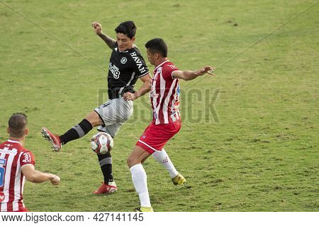 Rio, Brazil - July 18, 2021: German Cano Player In Match Between Vasco 1 Vs 1 Nautico By 12th Round 