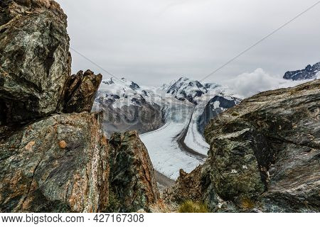 This Wiewpoint Is Above The Clouds, Who Surrounding Another Peaks In This Area.