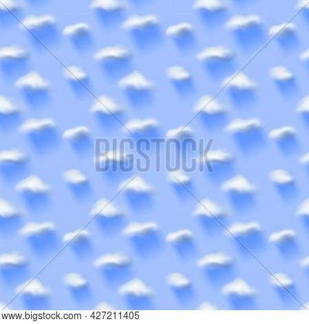Continuous Fill Texture With The Image Of Clouds Bouncing Shadows
