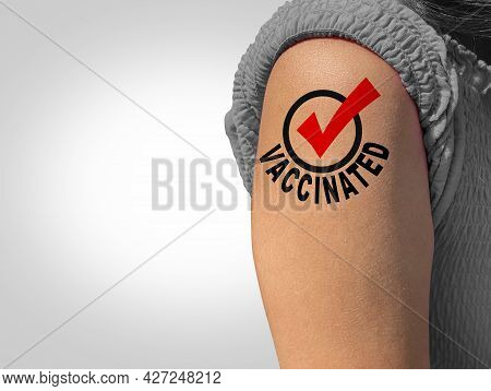 Vaccinated Person And Immune People Due To Taking The First Dose And Second Booster Medicine As An A