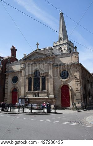 Saint John's Northgate Methodist Church In Gloucester In The United Kingdom, Taken On The 24th April