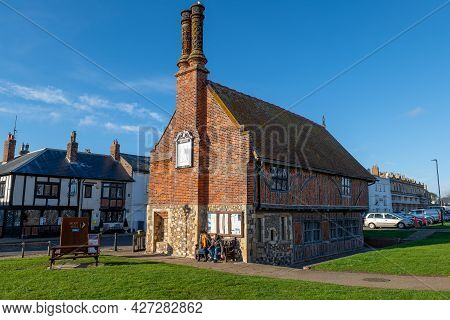 The Tudor Moot Hall At Aldeburgh, Suffolk, Uk
