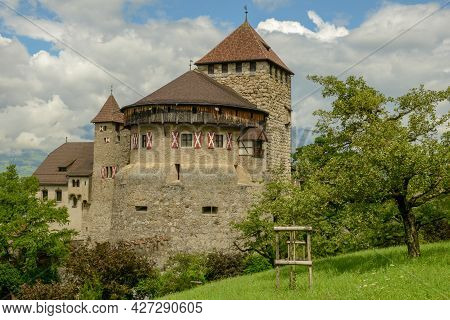 Vaduz Castle The Official Residence Of The Prince At Liechtenstein