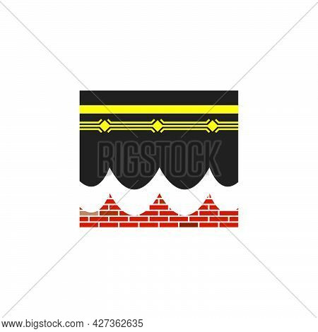 Kaaba Vector Icon Illlustration Design