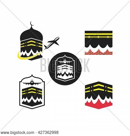 Kaaba Vector Icon Illlustration Design