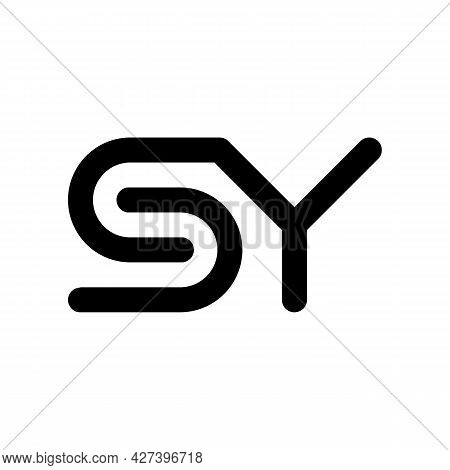Illustration Vector Graphic Of The Letter Sy Logo