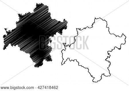 Schmalkalden-meiningen District (federal Republic Of Germany, Rural District, Free State Of Thuringi