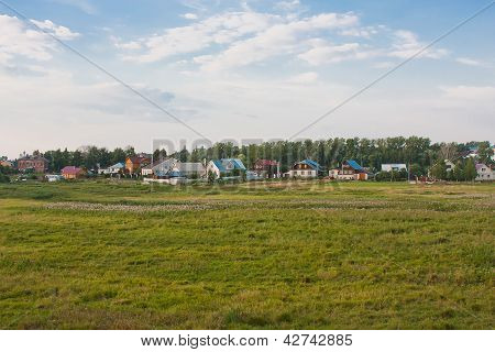 The Rural Summer Landscape Is The Vladimirskiy Area, Russia